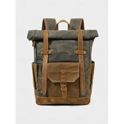 Vintage  Backpack with Front and Side Buckle Pocket Purse Bag s-l400.jpg main image 2