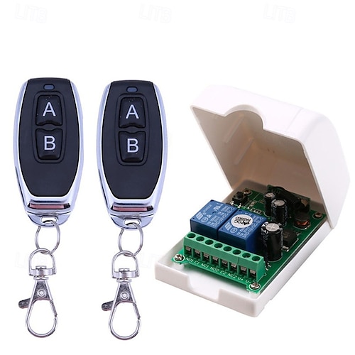 Récepteur Radio 433 MHz Pour Portail / Porte De Garage – Module 9-12V DC – ABS