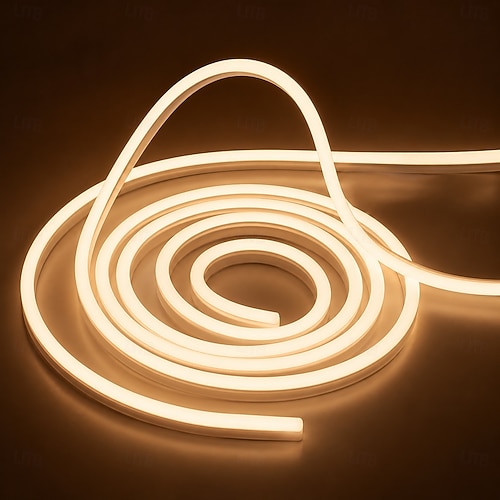 50 ft LED Strip Lights 6500K Dimmable Bright White 900 LEDs 2 Rolls for Bedroom