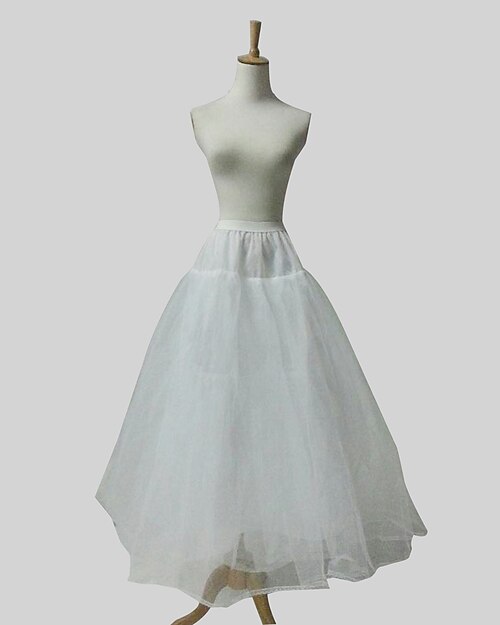 Nylon Ball Gown Full Gown 4 Tier Floor-length Slip Style/ Wedding Petticoats
