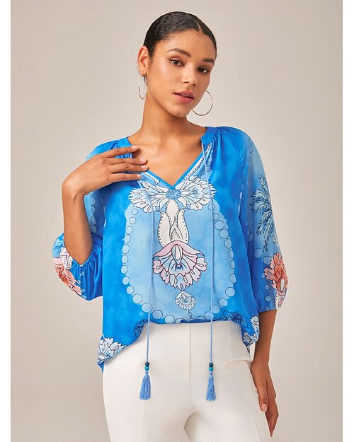 pull à imprimé placement de style vacances