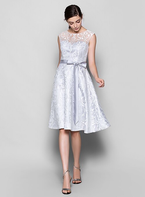 lanting bridesmaid dresses LanTing Bride Flutter Sleeve Chiffon Baby Blue Bridesmaid Dress NEW