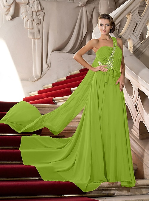 Wedding guest hot sale chiffon dresses