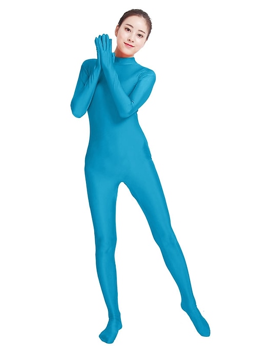Zentai Suits Catsuit Skin Suit Adults' Lycra® Cosplay Costumes Fashion  Men's Women's Solid Colored Fashion Carnival Masquerade / High Elasticity  2024 - $31.99