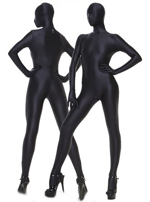 JZK L 170CM Large full body black suit with head, stretchy stealth suit for  fancy dress party, black full bodysuit costume for men and women, black  Halloween costume : : Fashion