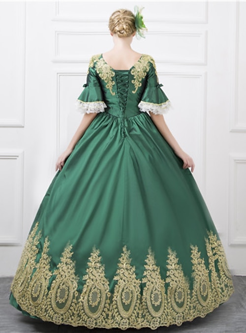 Historical 18th Century Women Victorian Masquerade Palace Gown