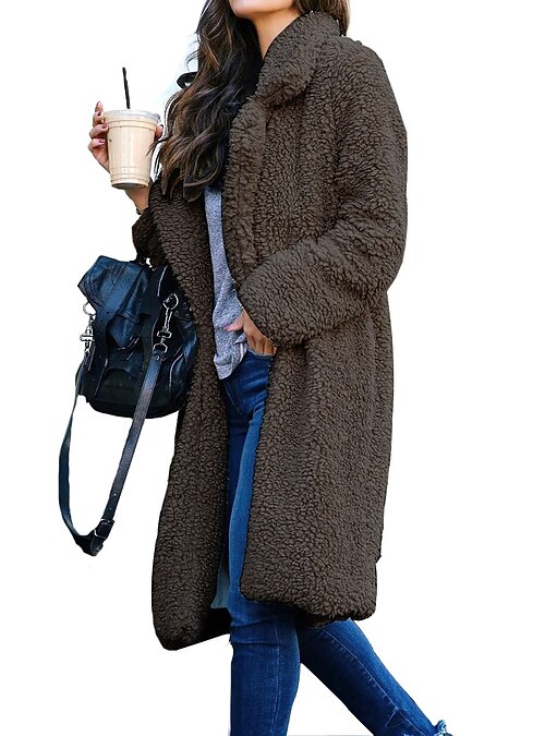 Women's Teddy Coat Sherpa jacket Fleece 