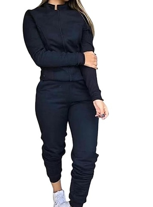 dark grey tracksuit womens