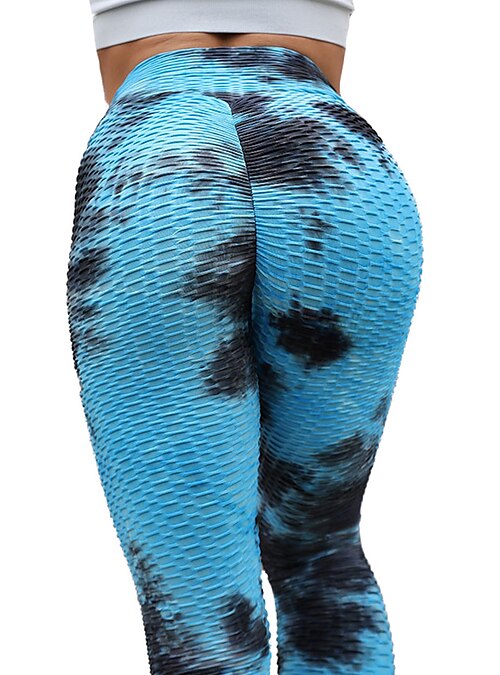  Tie Dye Leggings For Women Tummy Control High Waisted  Scrunch Butt Lifting Seamless Workout Yoga Pants