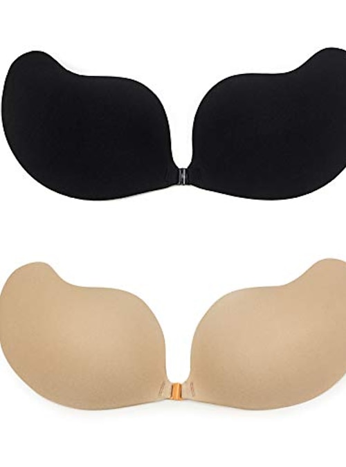ladies sexy reusable invisible strapless self adhesive push-up bra