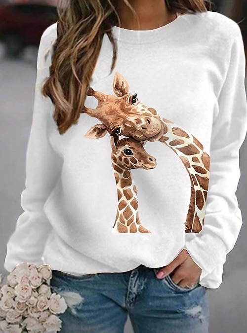 Womens giraffe outlet sweater