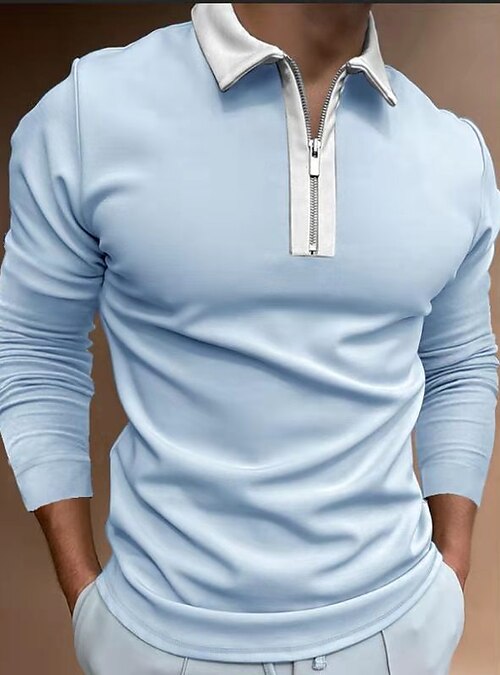 Mens T Shirt Mens Patchwork Slim Fit Shirts Short Sleeve Button Stand Collar Shirt Top Blouse