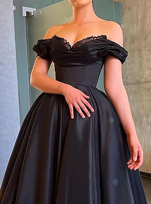Women Vintage Prom Ball Gown Evening Party Short Sleeve Swing Maxi Dress 