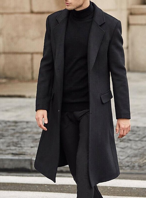 Fitness Winter Warm Men'S Coat Plus Size Streetwear Heigh Quality Long Sleeve ON 