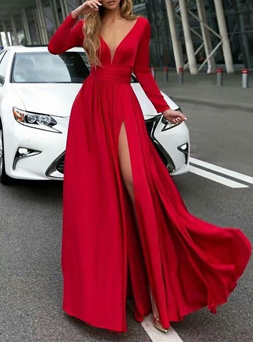 Women's Swing Dress Maxi long Dress 