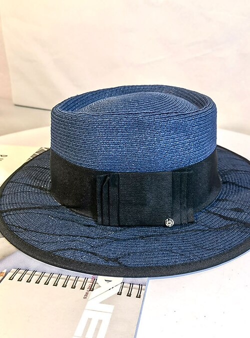 Women's Textured Straw Hat Sun Hat 