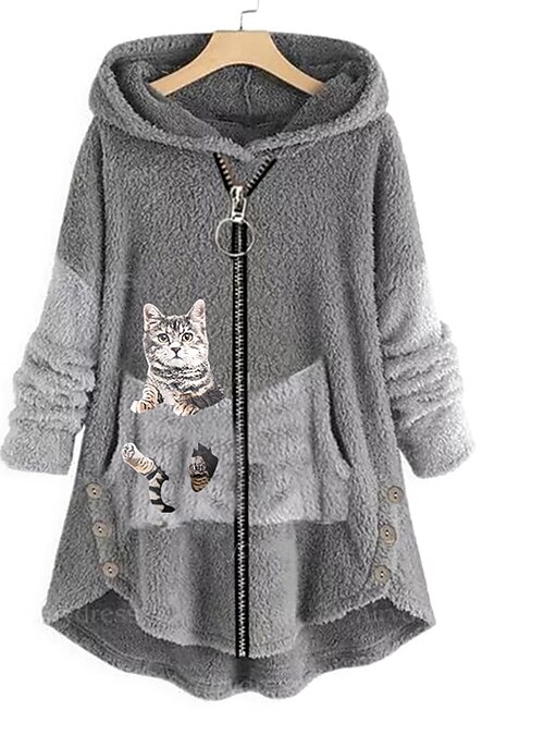 Women's Teddy Coat Sherpa jacket Fleece 