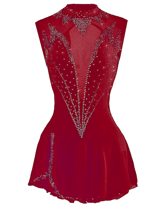 white christmas dresses Figure Skating Dress #SD417 – Skating Spirit main image 1