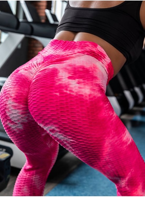 Stretch Women Yoga Sport Leggings Butt Lift Push Up Workout Slim Fit Leggings US 