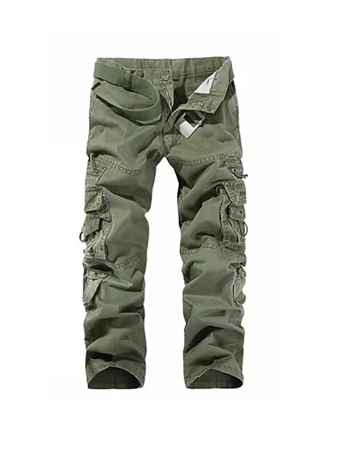 Classic Cargo Pants With Multi Pockets 