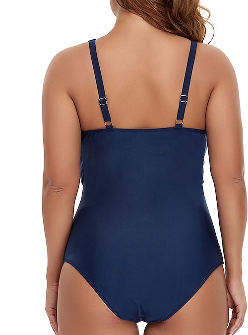 Women's Swimwear One Piece Monokini Bathing Suits Plus Size