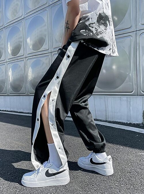 Men's Custom Basketball Pants Button 