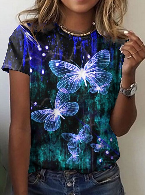 3D Butterflies - Butterflies - T-Shirt