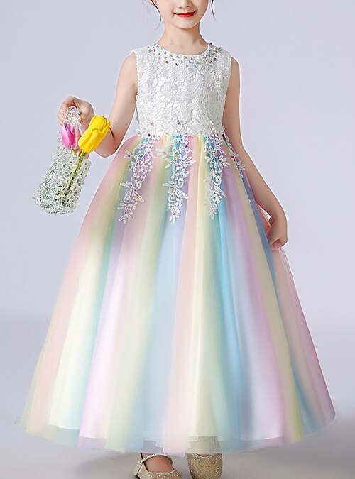 Rainbow Flower Girl Dresses