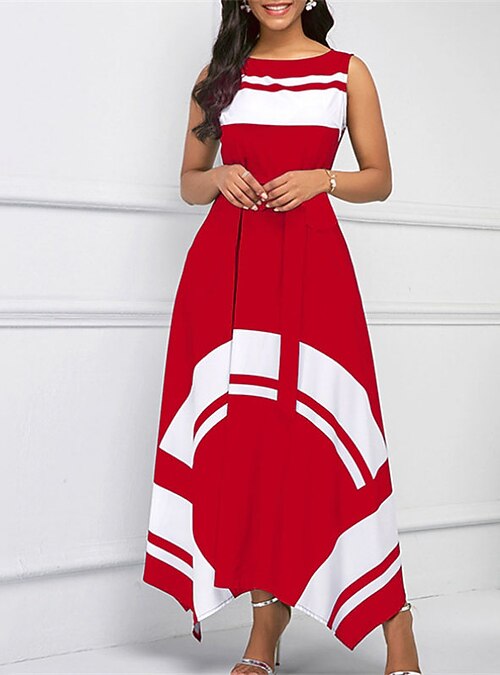 Women's Swing Dress Maxi long Dress 