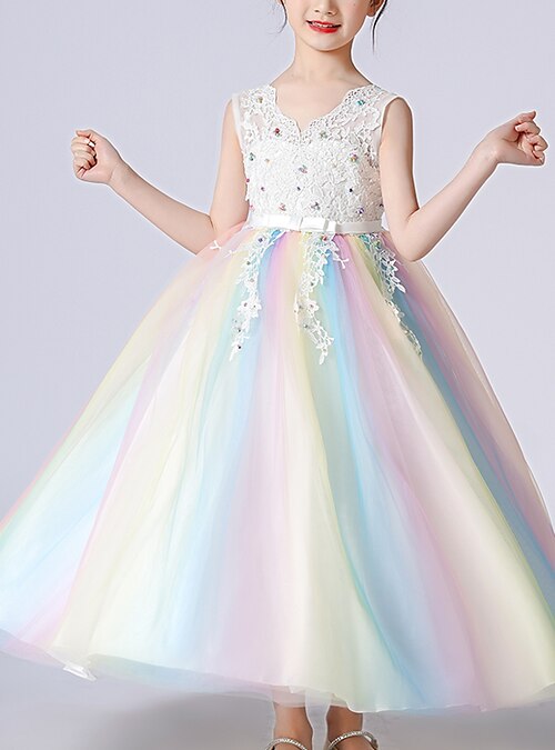 Rainbow Flower Girl Dresses