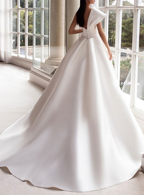 short wedding dress one shoulder