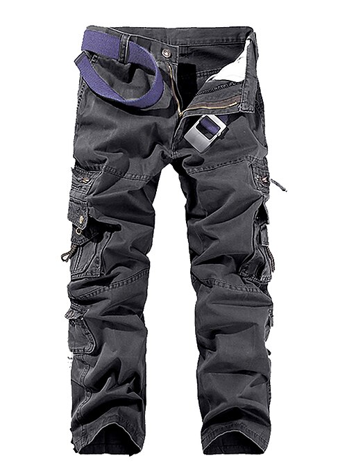 Classic Cargo Pants With Multi Pockets 