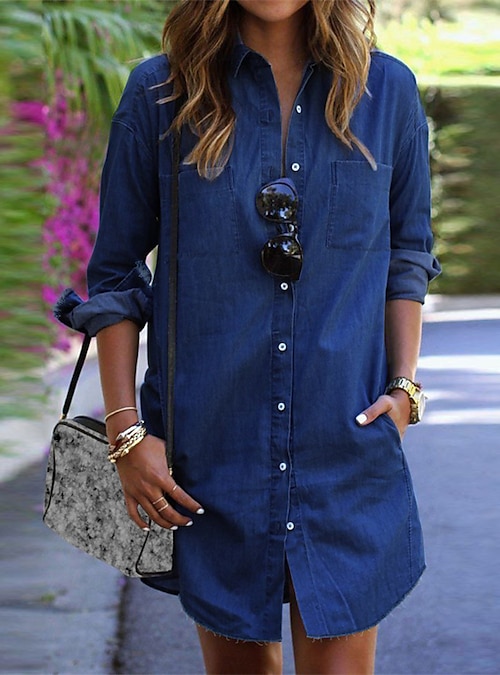The 11 Best Shoes To Wear With Denim Dress: Top Picks For A Stylish Look | Denim  dress outfit, Denim dress, Dress and sneakers outfit