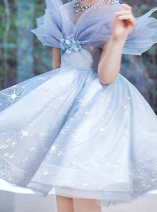 Short Blue Fairy Dress