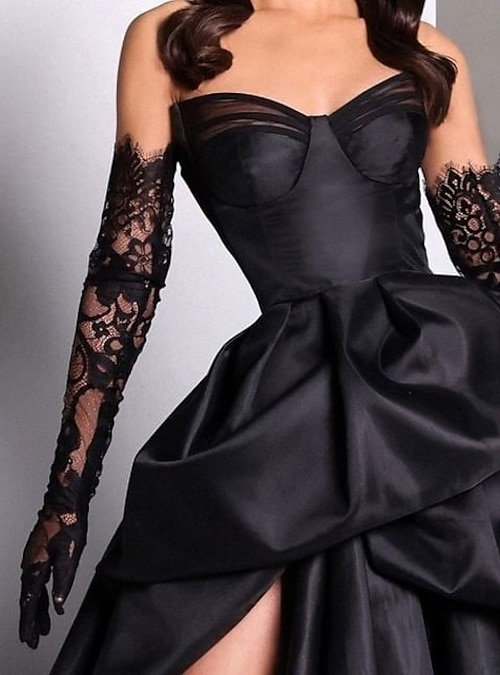 Black Evening Corset Dress, Reception Dress, Plus Size Evening Dress,  Dinner Party Dresses for Women, Birthday Celebration Dress, Prom Dress -   New Zealand
