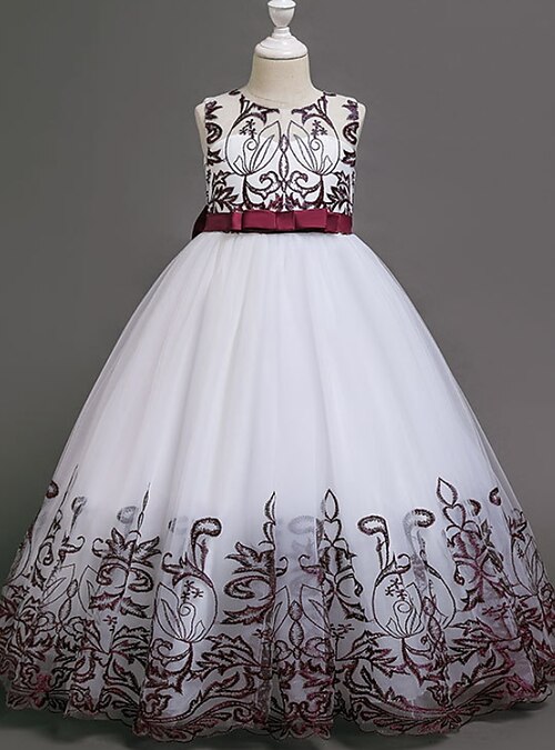 anniversary embroidered dress Rose Sequins Embroidery Tie-Front Chiffon Maxi Dress in Lavender for Anniversary Nights & Concerts purple M