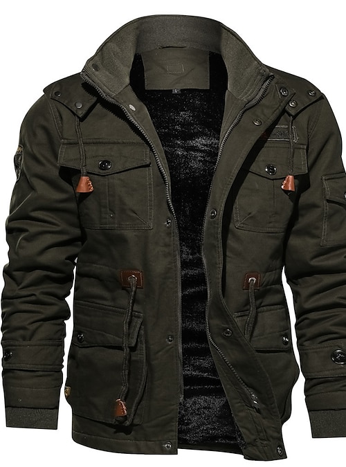 Men's Winter Jacket Winter Coat Jacket Windproof Warm Wearproof ...