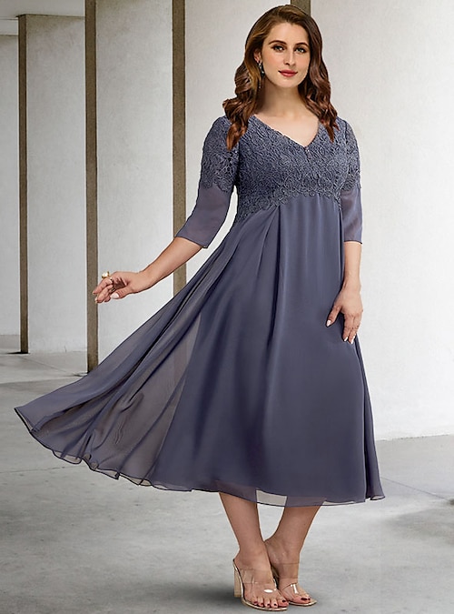 Slimming and Elegant Plus-Size Mother Of The Bride Dresses – SleekTrends