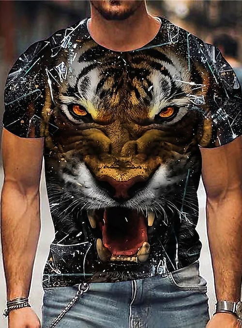 3D Tiger T Shirt | Tiger-Universe