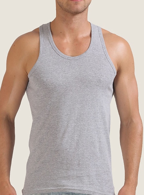 Men's Tank Top Vest Top Undershirt Sleeveless Shirt Wifebeater