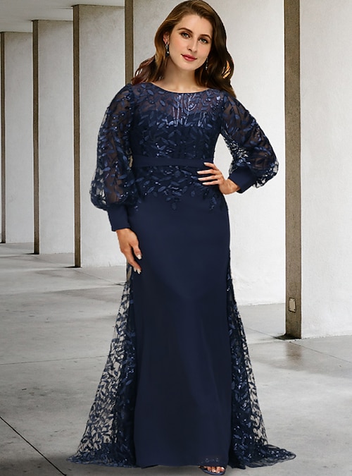 Sereia trompete mãe da noiva vestidos plus size esconder barriga