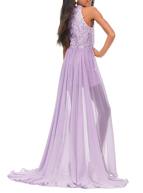 Jumpsuits Sweep / Brush Train Flower Girl Dress Pageant & Performance Frozen Elsa Juniors Cute Prom Dress Chiffon with Draping Elegant Sparkle & Shine Fit 3-16 Years dress to impress 2026 - SAR 422 Jumpsuits Sweep / Brush Train Flower Girl Dress Pageant & Performance Frozen Elsa Juniors Cute Prom Dress Chiffon with Draping Elegant Sparkle & Shine Fit 3-16 Years dress to impress 2026 - SAR 422