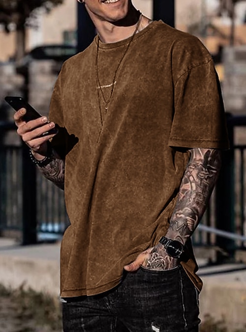 T-shirt Graphique Homme 100% Coton