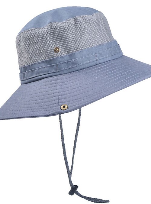 Men's Bucket Hat Sun Hat Fishing Hat Boonie hat Hiking Hat Black