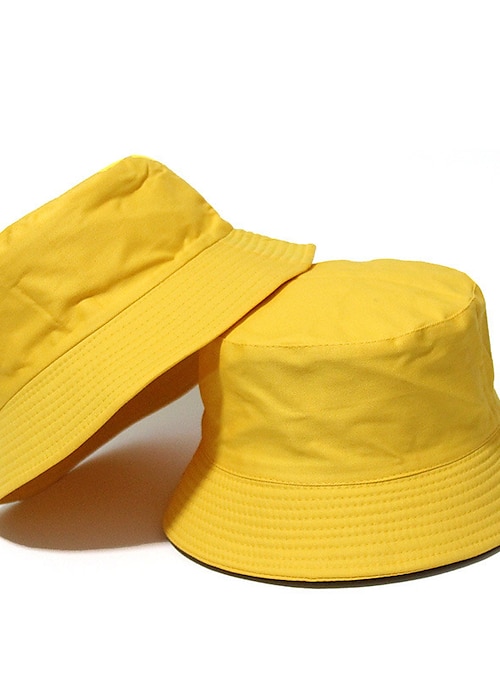 Men's Bucket Hat Sun Hat Fishing Hat Boonie hat Hiking Hat Orange