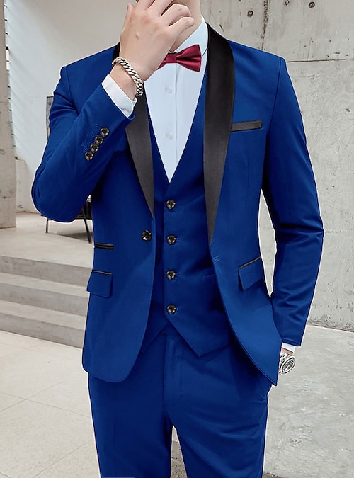 princess polly baby blue dress How To Wear A Royal Blue Suit To A Wedding  Black Lapel