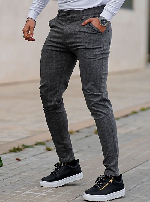 Pantalones chinos hombre cuadros shops