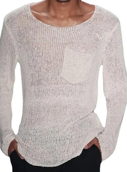Knotted Collar Long-Sleeved Shirt - Luxury White