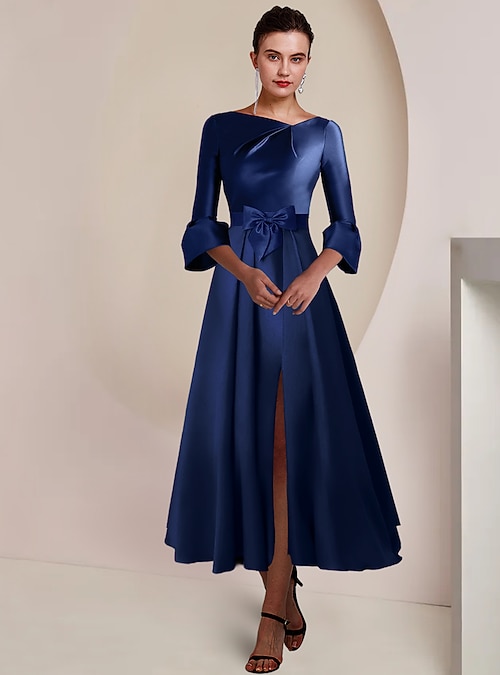sachin and babi light blue dress Elegant Mother of the Bride Dresses Mom Wedding Outfits