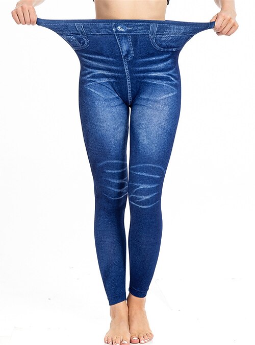 Pantalones de mezclilla de alta elasticidad a la moda, jeans delgados para  mujer